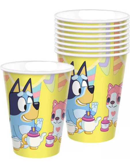 Gobelets d’anniversaire Bluey - Vaisselle de Fête Enfant | BelleFete.ch
