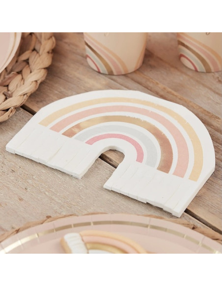 Boho Rainbow Partytücher für Geburtstag, Babyparty und böhmische Party – Bellefete Schweiz