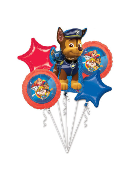 Bouquet de ballons anniversaire Pat’ Patrouille – Ambiance festive - Bellefete.ch – Magasin en Ligne Suisse