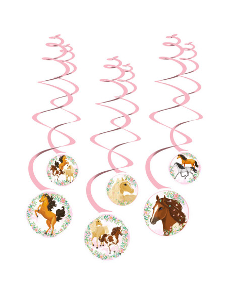 Décorations de fête à suspendre Chevaux – thème équitation | BelleFete.ch