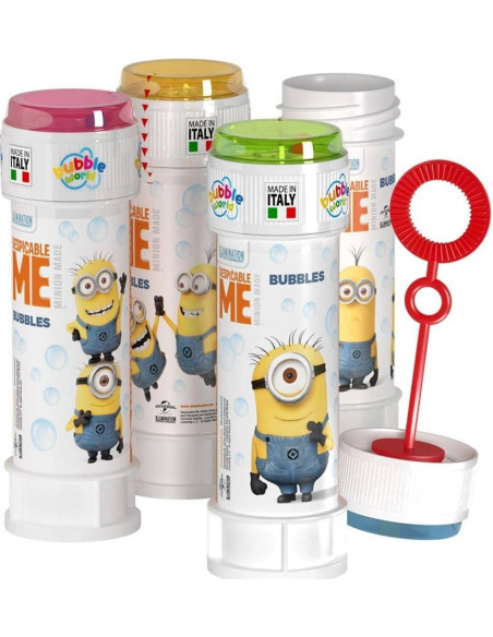 Bulles de savon thème Minions – Cadeau invité anniversaire – Bellefete.ch – Fête enfant – Suisse