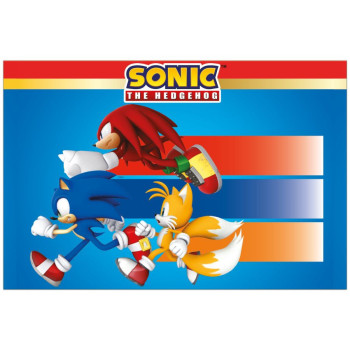 Nappe de table d'anniversaire Sonic - Bellefete.ch - Suisse - Déco de fête Sonic