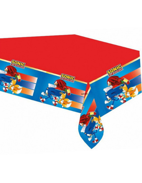 Nappe de table d'anniversaire Sonic