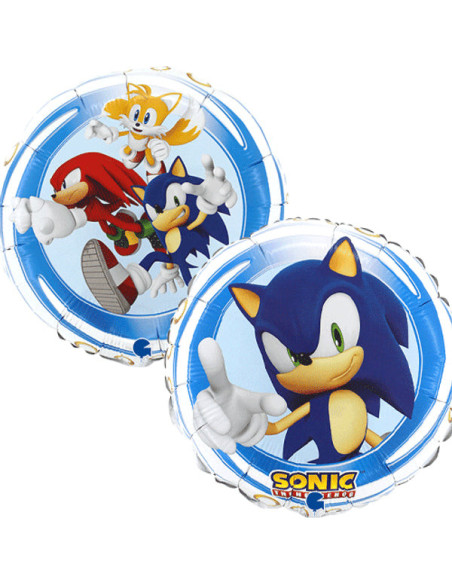 Palloncino Sonic - Decorazione di compleanno