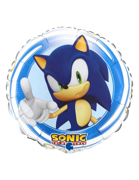 BALLON EN ALUMINIUM SONIC - BELLEFETE.CH - SUISSE - ANNIVERSAIRE SONIC