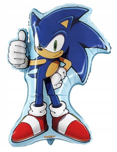 Grand Ballon personnage Sonic - Bellefete.ch - Suisse - Anniversaire Sonic