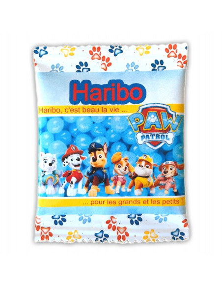 Caramelle blu personalizzate Pat'Patrouille - Prelibatezze festive - Bellefete.ch - Svizzera