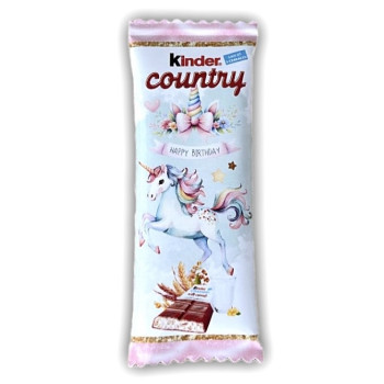 Barretta di cioccolato personalizzata Unicorno – Cioccolato al latte & cereali – Bellefete.ch – Svizzera