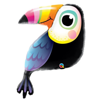 Ballon Toucan Tropical  - Accessoire fête été et anniversaire - Bellefete.ch