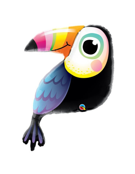 Ballon Toucan Tropical  - Accessoire fête été et anniversaire - Bellefete.ch