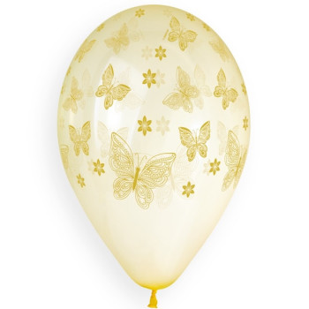 Palloncini in lattice Farfalle Dorate - Palloncini da festa - Bellefete.ch 2