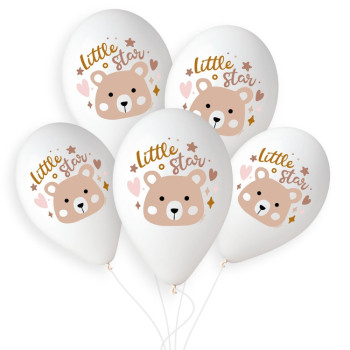Ballons en latex Ours Boho - Anniversaire enfant Ourson - Bellefete.ch