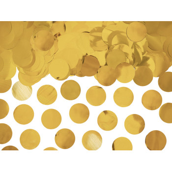 Goldene Konfetti-Kreise - 15 g für Geburtstage, Hochzeiten und Partys - Bellefete.ch