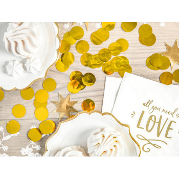 Goldene Konfetti-Kreise - 15 g für Geburtstage, Hochzeiten und Partys - Bellefete.ch 2