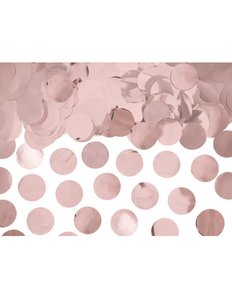 Cercles de Confettis Rose Gold – 15 g pour Anniversaires, Mariages et Fêtes - Bellefete.ch