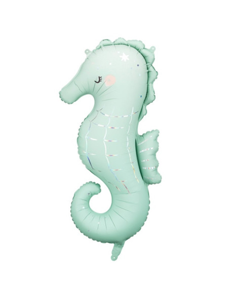 Ballon Aluminium en Forme d’Hippocampe – Idéal Fêtes et Événements Marins - Bellefete.ch