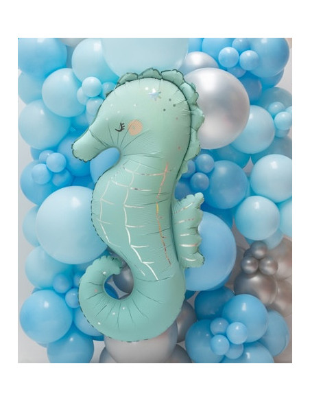 Seepferdchen-Mylar-Ballon – Meerjungfrau-Mottoparty und Geburtstagsdekoration