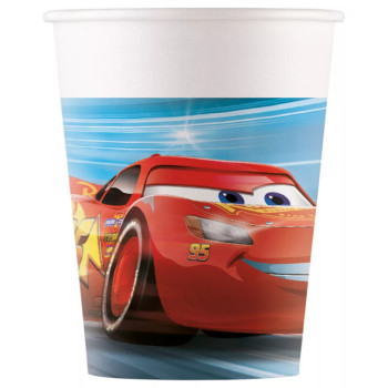Gobelets Cars McQueen pour anniversaire enfant, vaisselle jetable Disney Cars