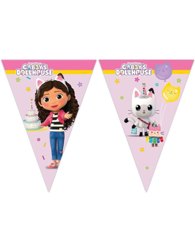 Gabby's Dollhouse Party Girlande - Kindergeburtstagsdeko | BelleFete.ch
