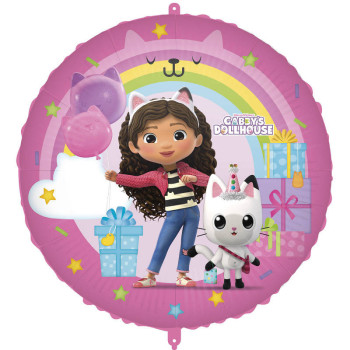 Palloncino da festa Gabby's Dollhouse, decorazione compleanno bambino