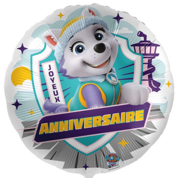 Ballon en aluminium Everest - Pat' Patrouille - Déco de fête et anniversaire - Bellefete.ch