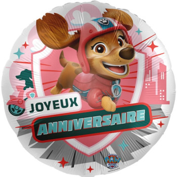 Ballon Joyeux Anniversaire en aluminium Liberty - Pat' Patrouille - Bellefete.ch – Magasin en Ligne Suisse