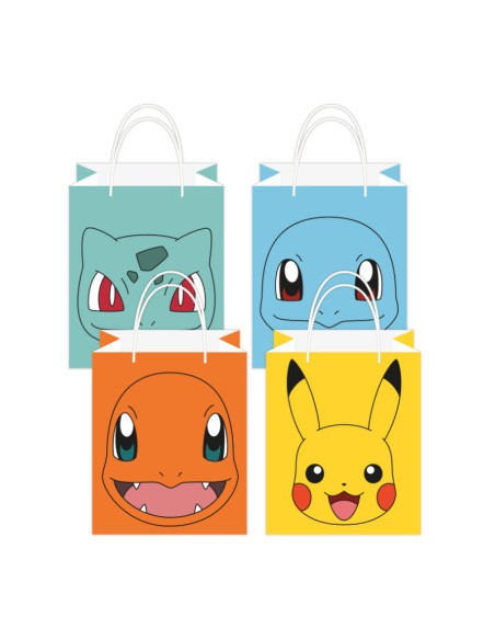 Sacchetti per feste Pokémon - Sacchetti per bomboniere per feste di compleanno per bambini | BelleFete.ch Svizzera