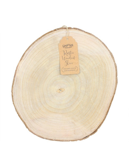 Tronco di legno naturale da 26 a 34 cm - Decorazione da tavola rustica matrimonio o compleanno - Boutique Suisse BelleFete.ch