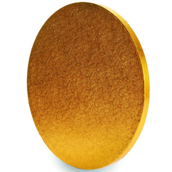 Rundes Kuchenblech Gold - 25 cm - Kuchendekoration - Bellefete.ch
