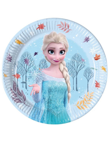 Assiettes à dessert Reine des Neiges – décoration table anniversaire enfant | BelleFete.ch