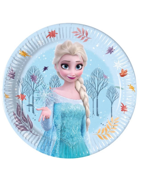 Assiettes à dessert Reine des Neiges – décoration table anniversaire enfant | BelleFete.ch