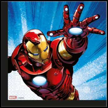 Tovaglioli di compleanno Avengers – decorazione tavola festa supereroi | BelleFete.ch