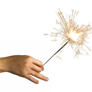 Cierges magiques Argent 18 cm – décoration étincelante pour gâteau | BelleFete.ch