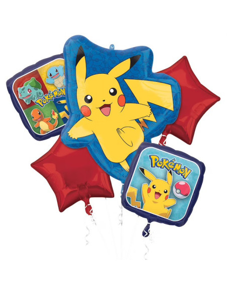 Bouquet di palloncini Pokémon – decorazione compleanno bambino | BelleFete.ch