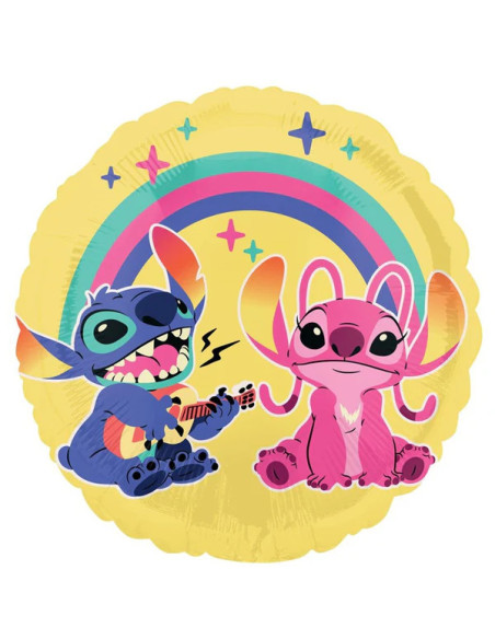 Ballon de fête Angel & Stitch – décoration anniversaire enfant | BelleFete.ch