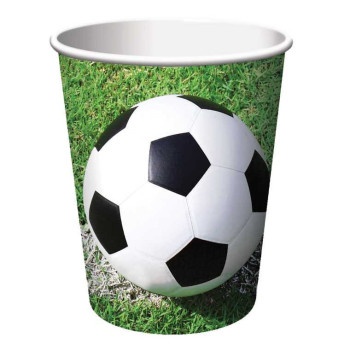 Gobelets de fête Football – décoration table anniversaire thème sport | BelleFete.ch