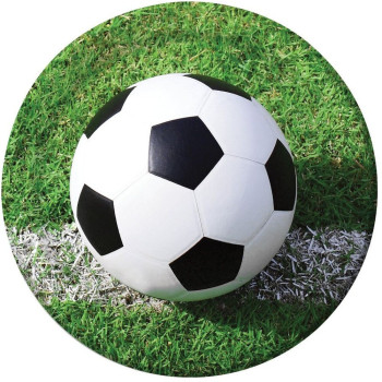 Partyteller Fußball - Geburtstagsgeschirr Thema Sport | BelleFete.ch
