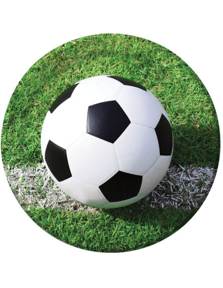 Assiettes de fête Football – vaisselle anniversaire thème sport | BelleFete.ch