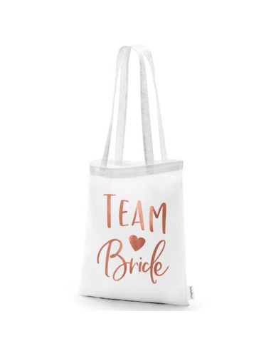 Team Bride Baumwolltasche – praktisches und modisches EVJF-Accessoire | BelleFete.ch