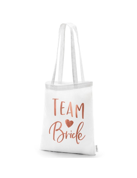 Team Bride Baumwolltasche – praktisches und modisches EVJF-Accessoire | BelleFete.ch