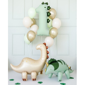 Palloncino da festa numero 1 Dinosauro – decorazione compleanno bambino | BelleFete.ch 2