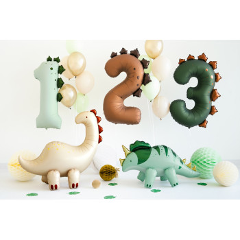 Palloncino da festa numero 3 Dinosauro – decorazione compleanno bambino | BelleFete.ch 2