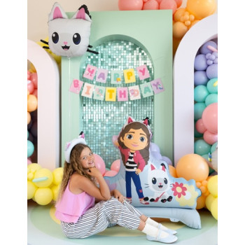 Ballon en aluminium debout Gabby et la Maison Magique – décoration anniversaire enfant | BelleFete.ch 2