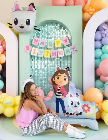 Gabby und das Zauberhaus – Stehender Folienballon | Kindergeburtstag | BelleFete.ch