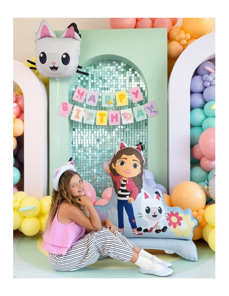 Palloncino in foil "Gabby e la casa magica" | Compleanno per bambini | BelleFete.ch