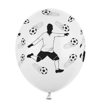 Ballons de fête Footballeur – lot de 6 ballons décoratifs pour anniversaire enfant | BelleFete.ch