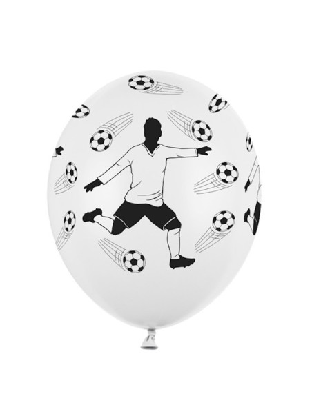 Ballons de fête Footballeur – lot de 6 ballons décoratifs pour anniversaire enfant | BelleFete.ch