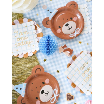 Assiettes Tête d’Ours – décoration anniversaire enfant adorable | BelleFete.ch 2