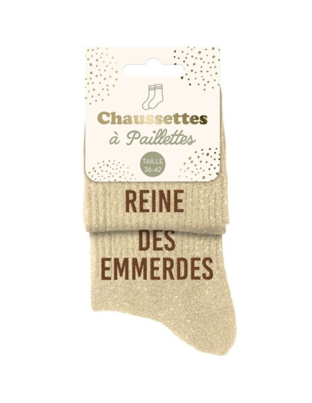 Paillettensocken-Duo – QUEEN OF TROUBLE | BelleFete.ch
