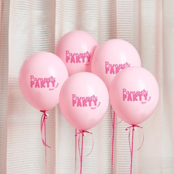 Partyballons Pyjama Party – Geburtstagsdekoration Mädchen | BelleFete.ch